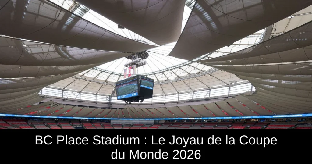 BC Place Stadium : Le Joyau de la Coupe du Monde 2026