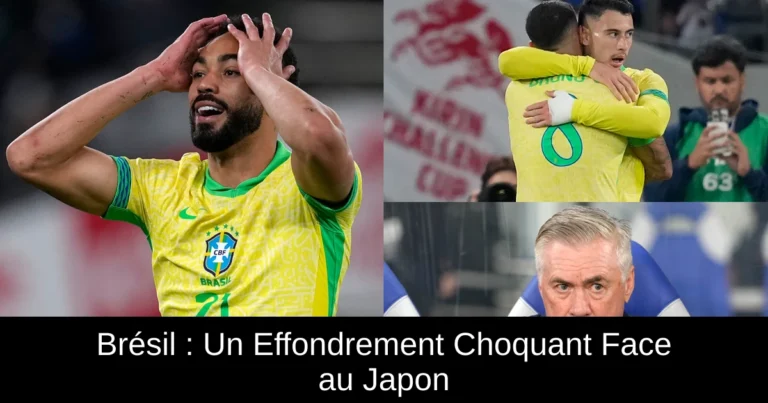 Brésil : Un Effondrement Choquant Face au Japon