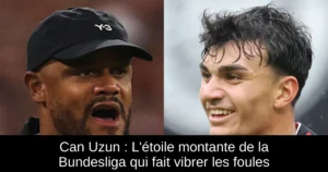 Can Uzun : L'étoile montante de la Bundesliga qui fait vibrer les foules