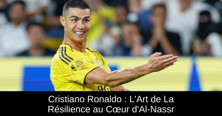 Cristiano Ronaldo : L'Art de La Résilience au Cœur d'Al-Nassr