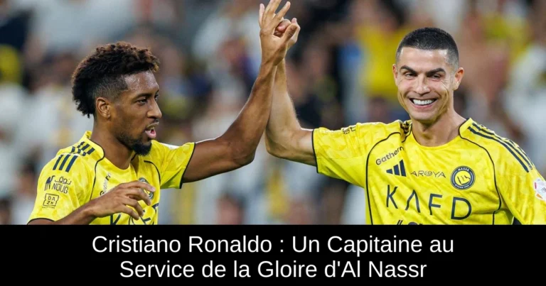 Cristiano Ronaldo : Un Capitaine au Service de la Gloire d'Al Nassr