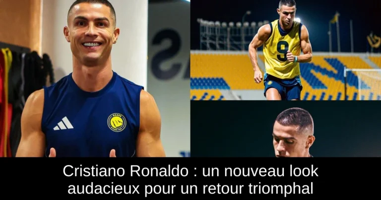 Cristiano Ronaldo : un nouveau look audacieux pour un retour triomphal