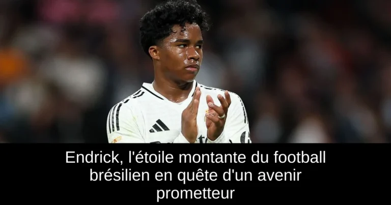 Endrick, l'étoile montante du football brésilien en quête d'un avenir prometteur