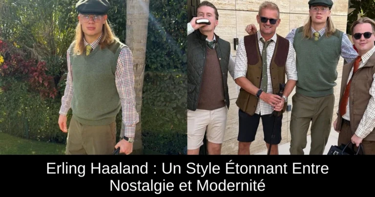 Erling Haaland : Un Style Étonnant Entre Nostalgie et Modernité