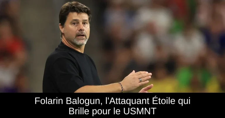 Folarin Balogun, l'Attaquant Étoile qui Brille pour le USMNT