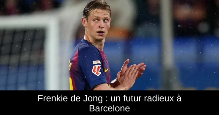 Frenkie de Jong : un futur radieux à Barcelone