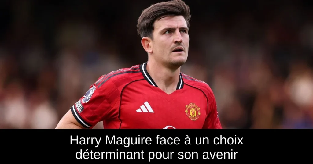 Harry Maguire face à un choix déterminant pour son avenir