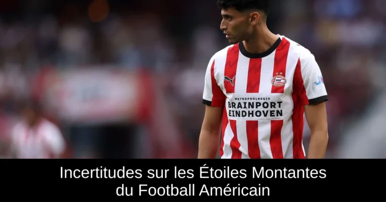 Incertitudes sur les Étoiles Montantes du Football Américain