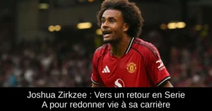 Joshua Zirkzee : Vers un retour en Serie A pour redonner vie à sa carrière