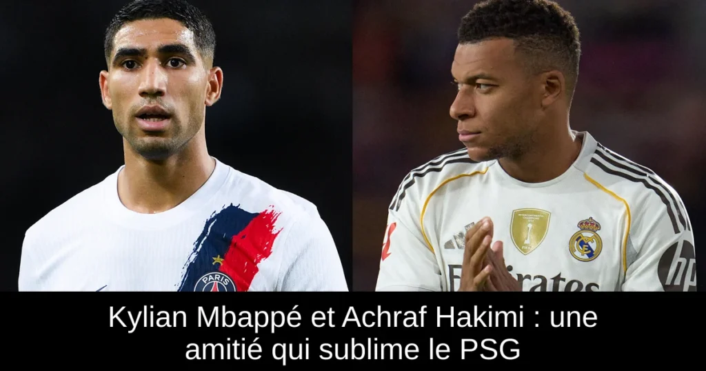 Kylian Mbappé et Achraf Hakimi : une amitié qui sublime le PSG
