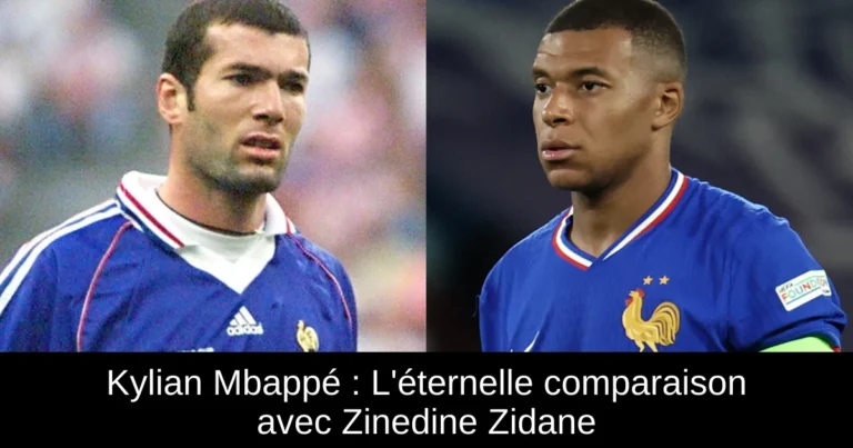 Kylian Mbappé : L'éternelle comparaison avec Zinedine Zidane