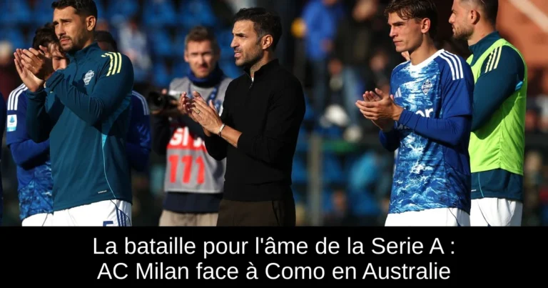 La bataille pour l'âme de la Serie A : AC Milan face à Como en Australie
