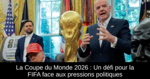 La Coupe du Monde 2026 : Un défi pour la FIFA face aux pressions politiques