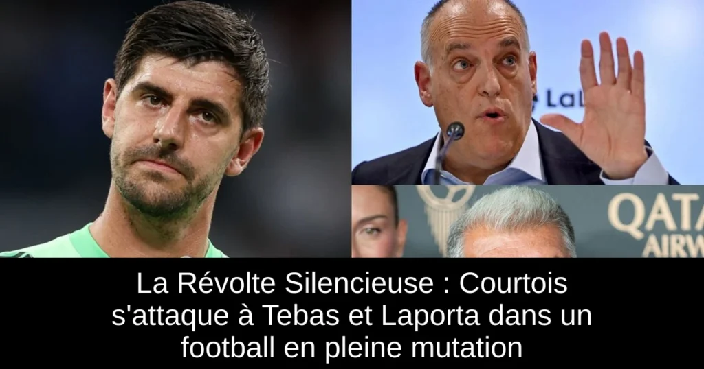 La Révolte Silencieuse : Courtois s'attaque à Tebas et Laporta dans un football en pleine mutation