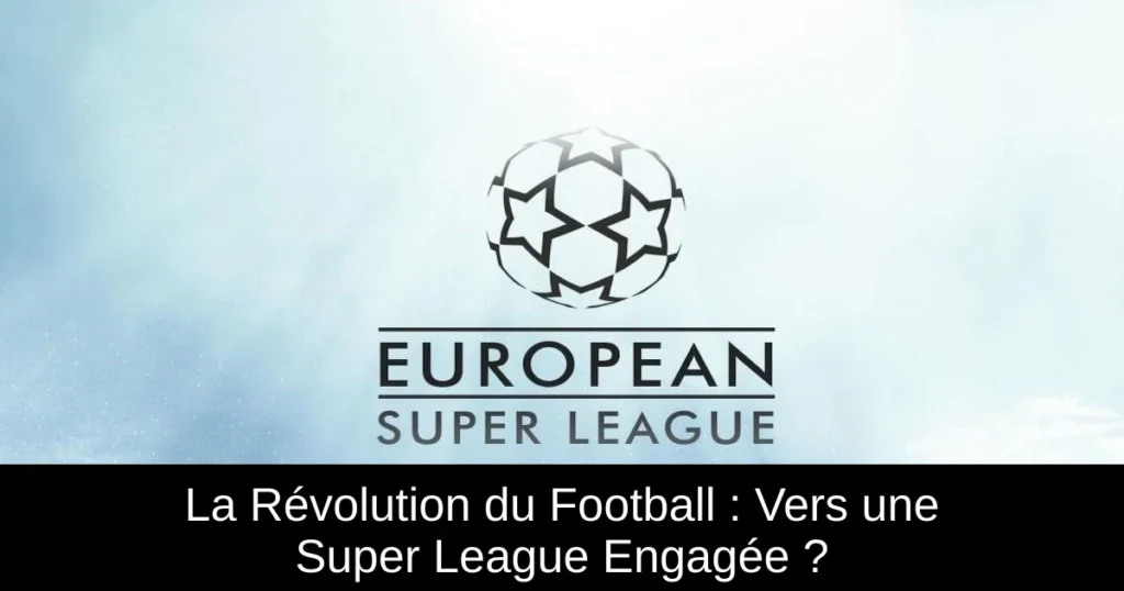 La Révolution du Football : Vers une Super League Engagée ?