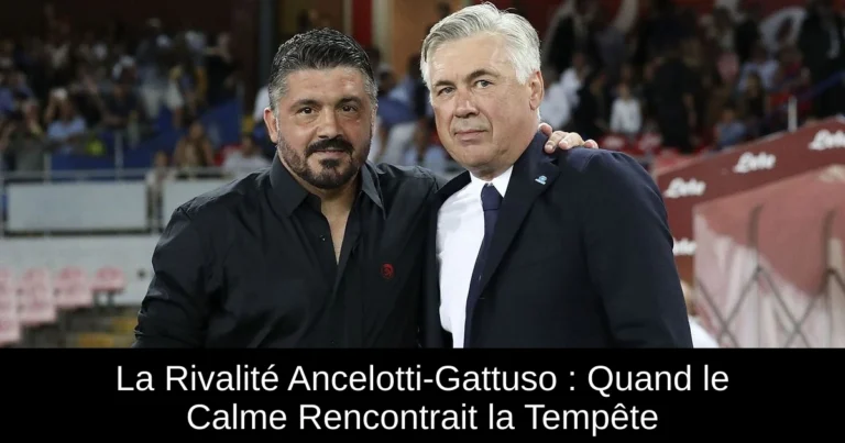 La Rivalité Ancelotti-Gattuso : Quand le Calme Rencontrait la Tempête