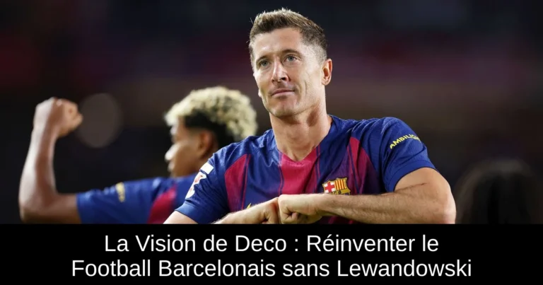 La Vision de Deco : Réinventer le Football Barcelonais sans Lewandowski