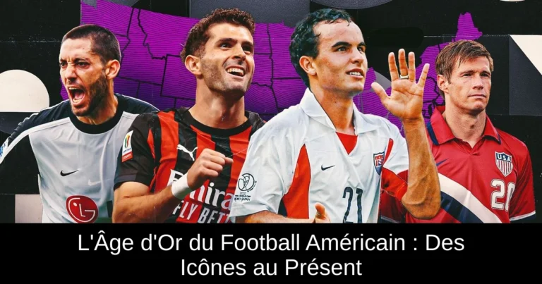 L'Âge d'Or du Football Américain : Des Icônes au Présent
