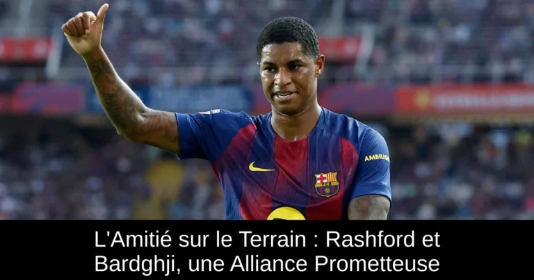 L'Amitié sur le Terrain : Rashford et Bardghji, une Alliance Prometteuse