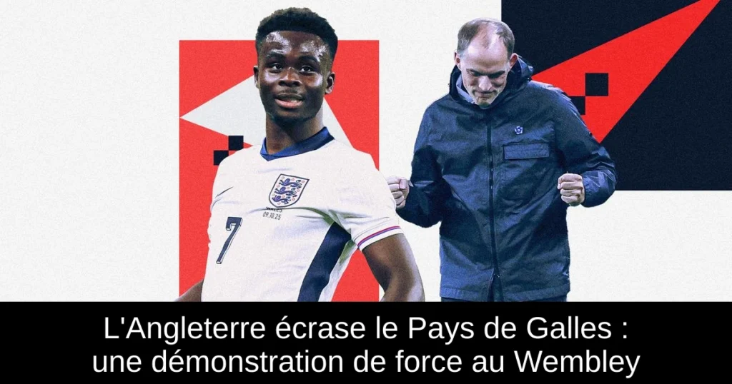 L'Angleterre écrase le Pays de Galles : une démonstration de force au Wembley