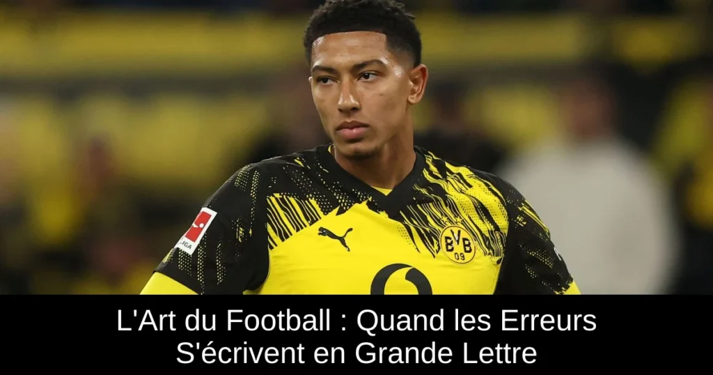L'Art du Football : Quand les Erreurs S'écrivent en Grande Lettre