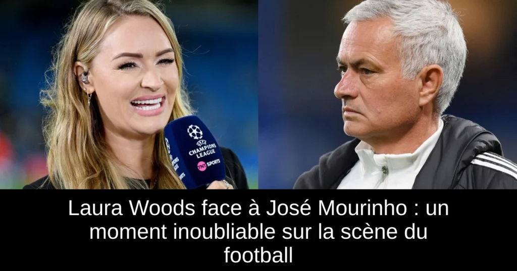Laura Woods face à José Mourinho : un moment inoubliable sur la scène du football