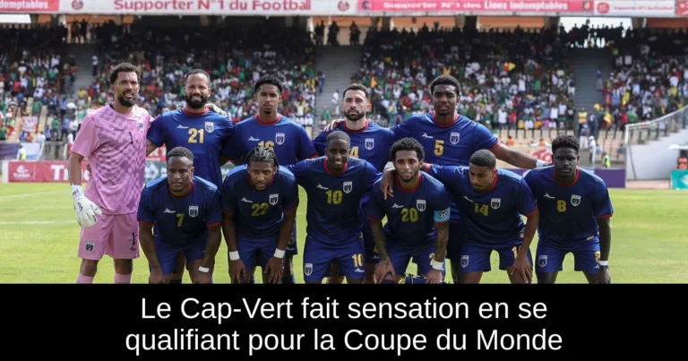 Le Cap-Vert fait sensation en se qualifiant pour la Coupe du Monde