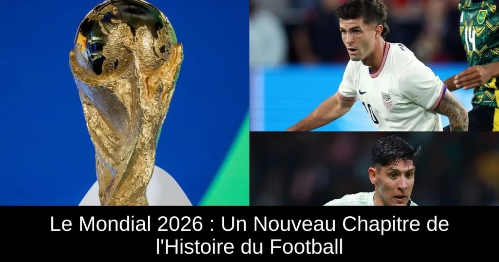 Le Mondial 2026 : Un Nouveau Chapitre de l'Histoire du Football