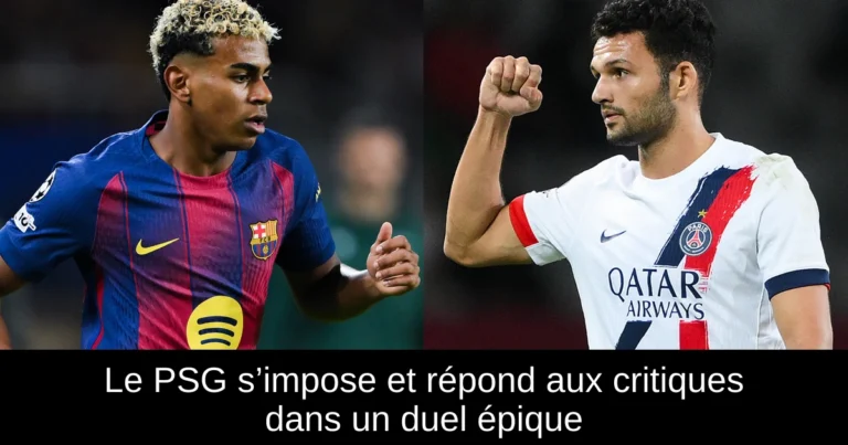Le PSG s’impose et répond aux critiques dans un duel épique