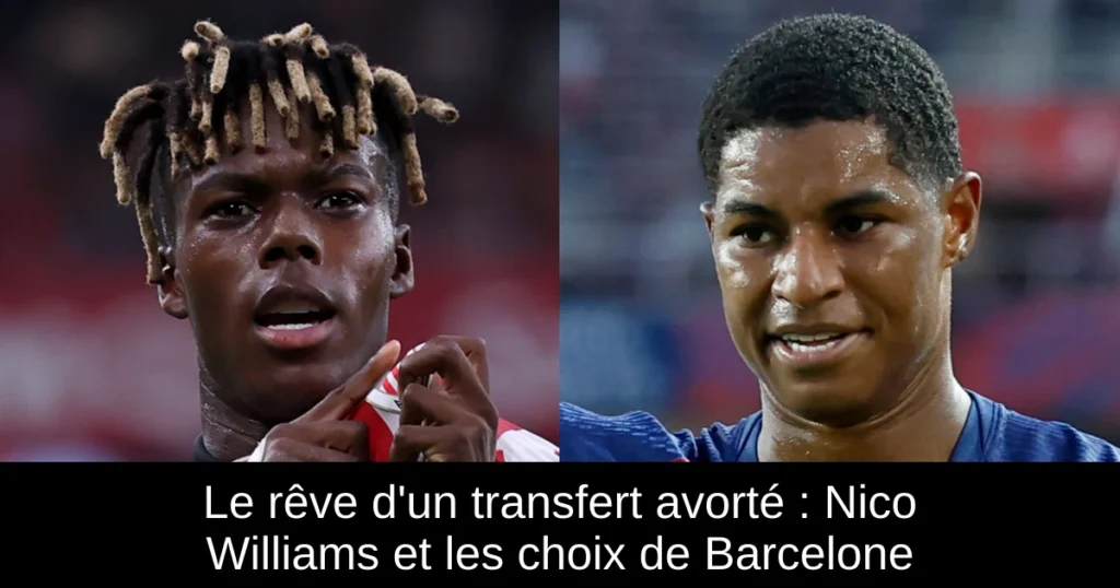 Le rêve d'un transfert avorté : Nico Williams et les choix de Barcelone
