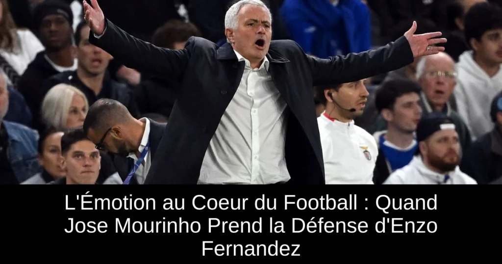 L'Émotion au Coeur du Football : Quand Jose Mourinho Prend la Défense d'Enzo Fernandez