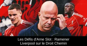 Les Défis d'Arne Slot : Ramener Liverpool sur le Droit Chemin