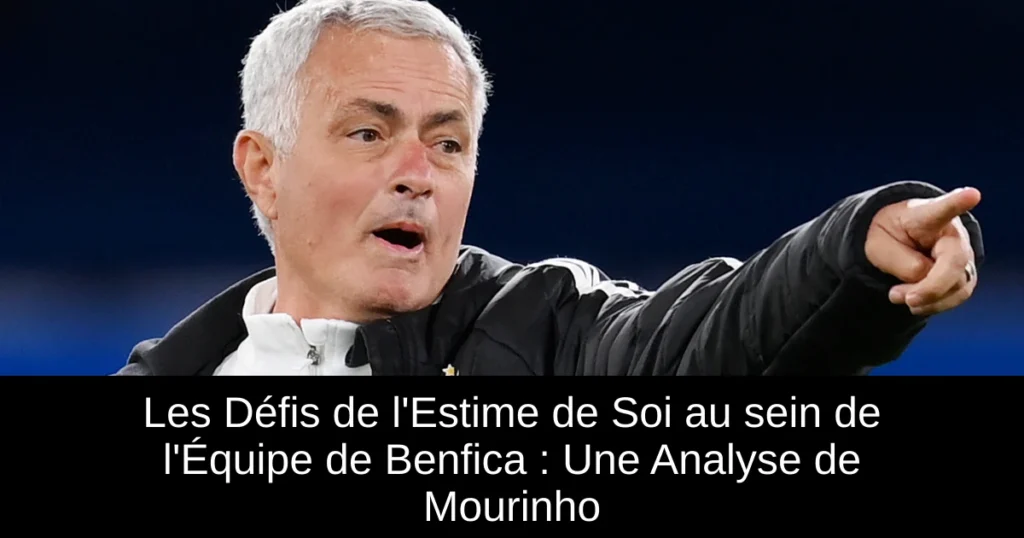 Les Défis de l'Estime de Soi au sein de l'Équipe de Benfica : Une Analyse de Mourinho