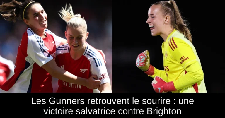 Les Gunners retrouvent le sourire : une victoire salvatrice contre Brighton
