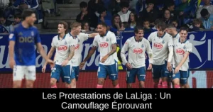 Les Protestations de LaLiga : Un Camouflage Éprouvant