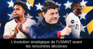 L'évolution stratégique de l'USMNT avant les rencontres décisives