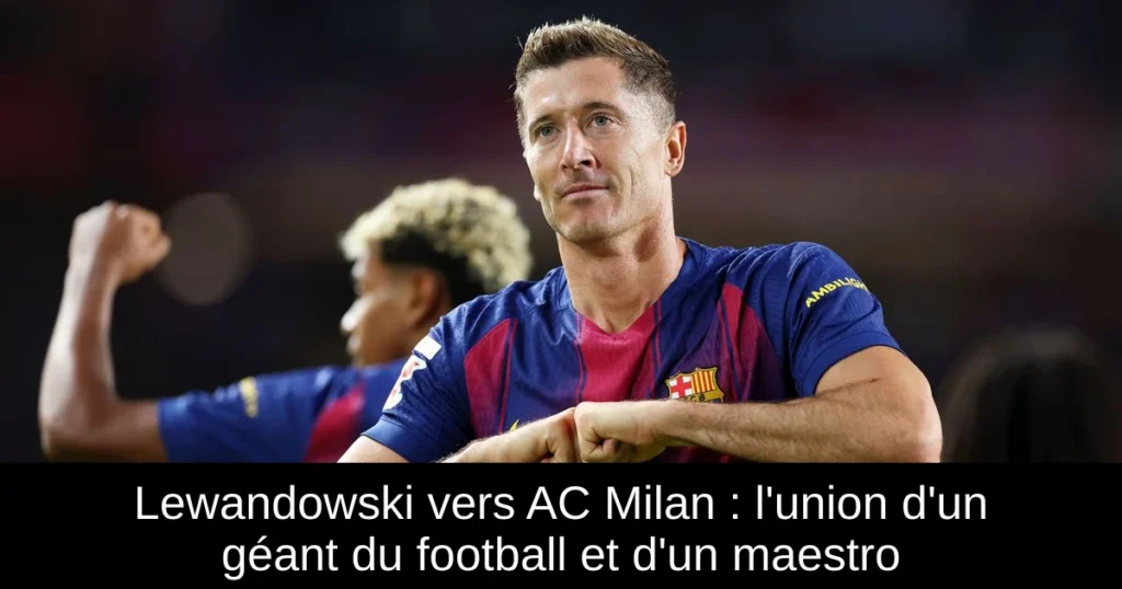 Lewandowski vers AC Milan : l'union d'un géant du football et d'un maestro
