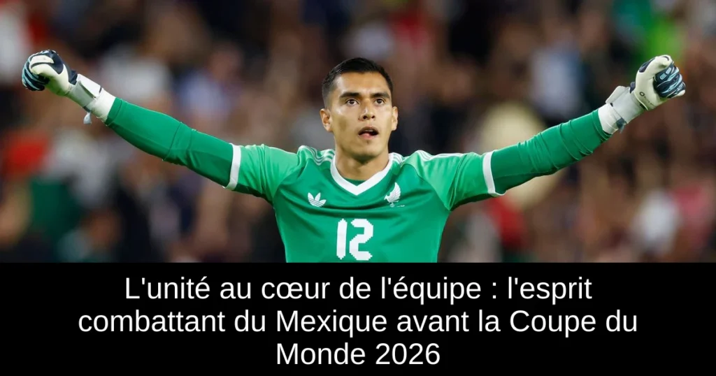 L'unité au cœur de l'équipe : l'esprit combattant du Mexique avant la Coupe du Monde 2026