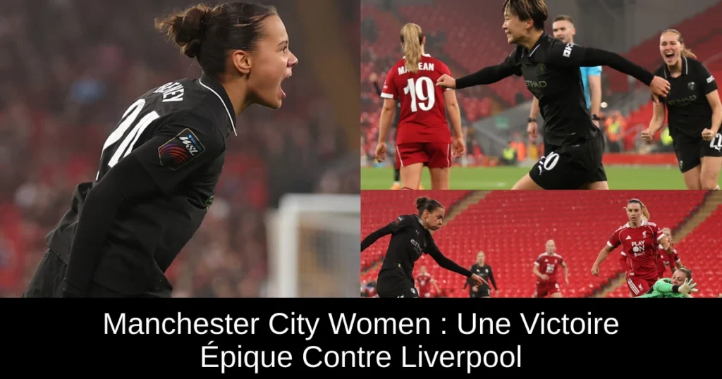 Manchester City Women : Une Victoire Épique Contre Liverpool