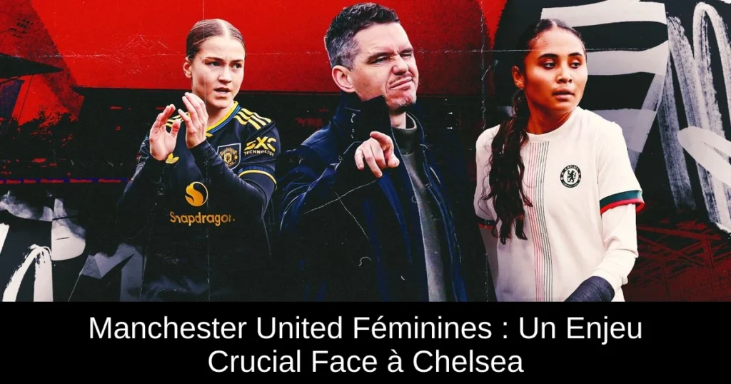 Manchester United Féminines : Un Enjeu Crucial Face à Chelsea