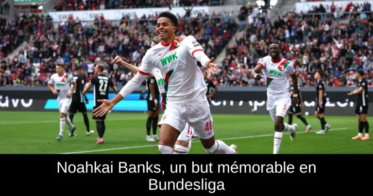 Noahkai Banks, un but mémorable en Bundesliga