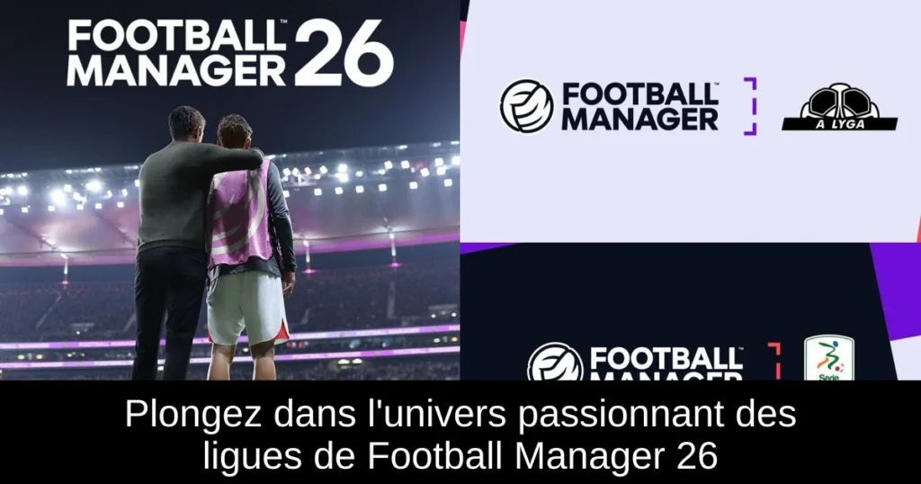 Plongez dans l'univers passionnant des ligues de Football Manager 26