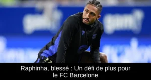 Raphinha, blessé : Un défi de plus pour le FC Barcelone