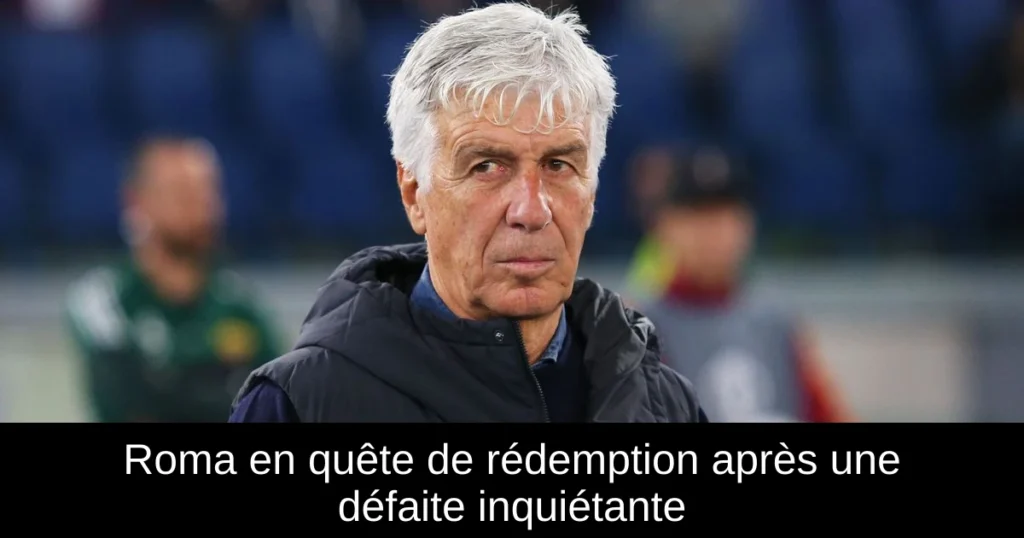 Roma en quête de rédemption après une défaite inquiétante