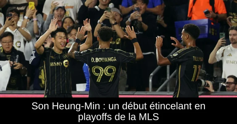 Son Heung-Min : un début étincelant en playoffs de la MLS