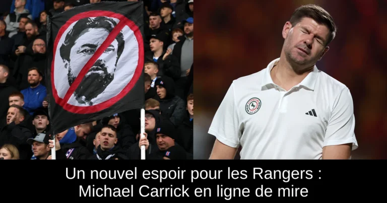Un nouvel espoir pour les Rangers : Michael Carrick en ligne de mire