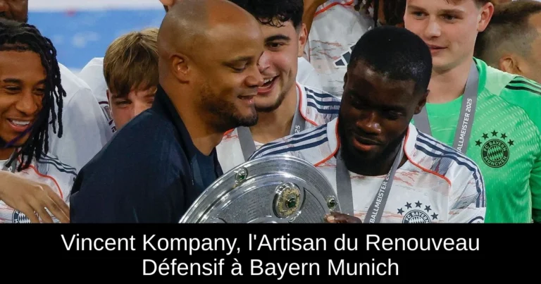 Vincent Kompany, l'Artisan du Renouveau Défensif à Bayern Munich