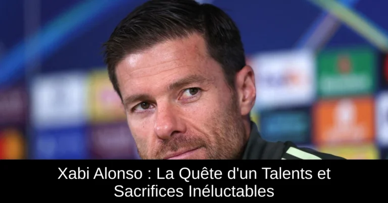 Xabi Alonso : La Quête d'un Talents et Sacrifices Inéluctables