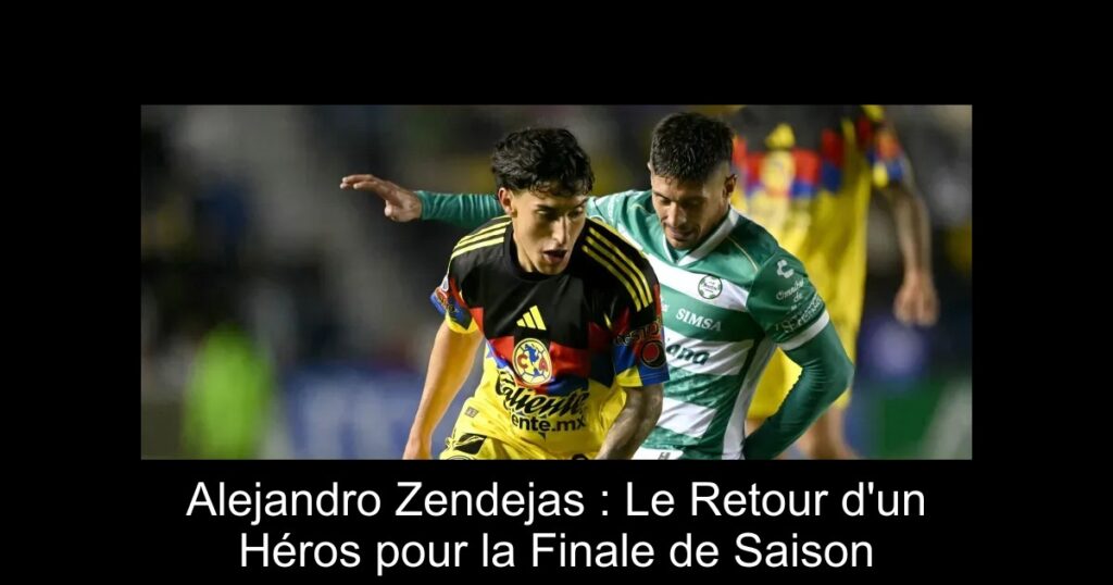 Alejandro Zendejas : Le Retour d&rsquo;un Héros pour la Finale de Saison