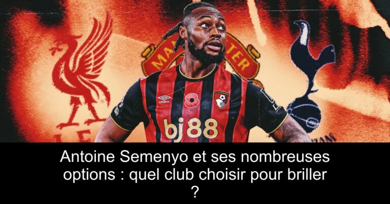 Antoine Semenyo et ses nombreuses options : quel club choisir pour briller ?